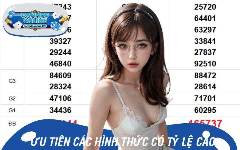 Người chơi nên chọn lô song thủ hoặc bao lô để dễ trúng thưởng hơn