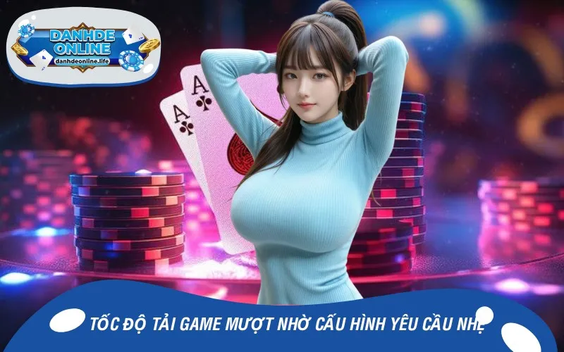 Tốc độ tải game mượt nhờ cấu hình yêu cầu nhẹ